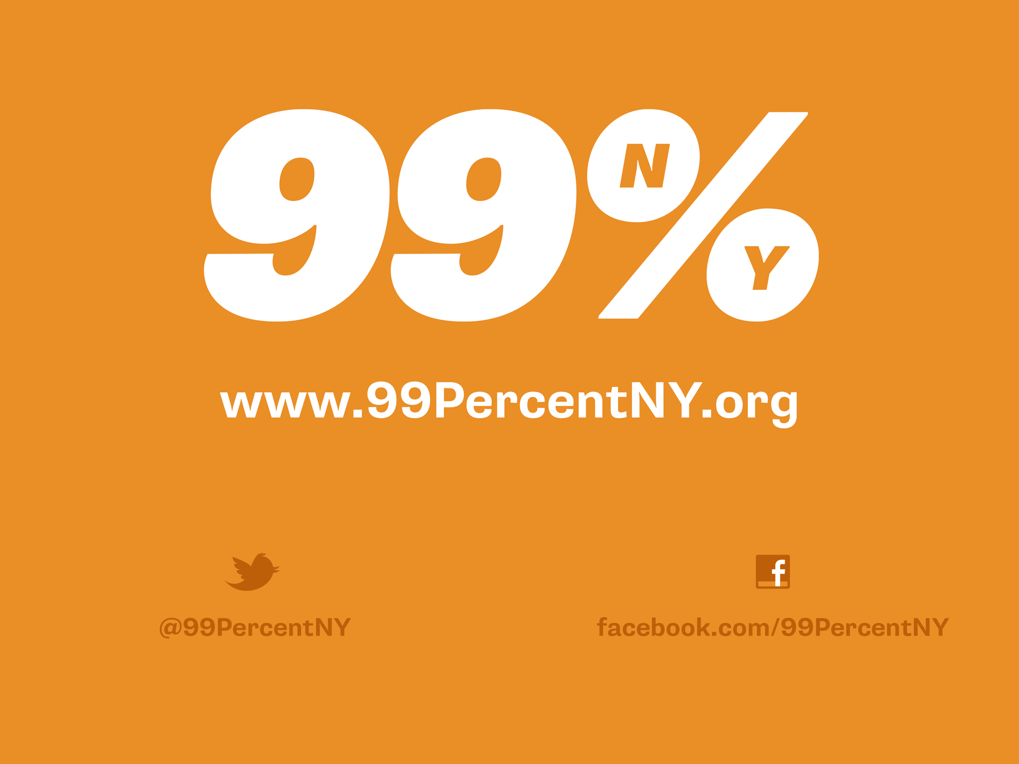 99% NY presentation title slide