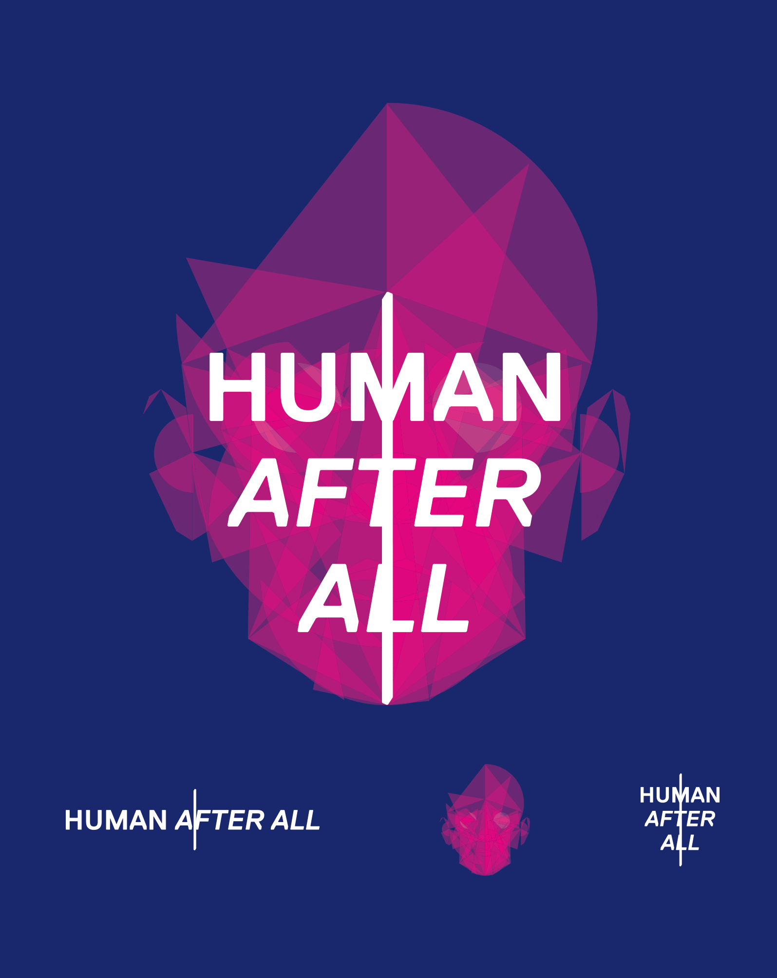 Primary and secondary brand elements for the Human After All conference