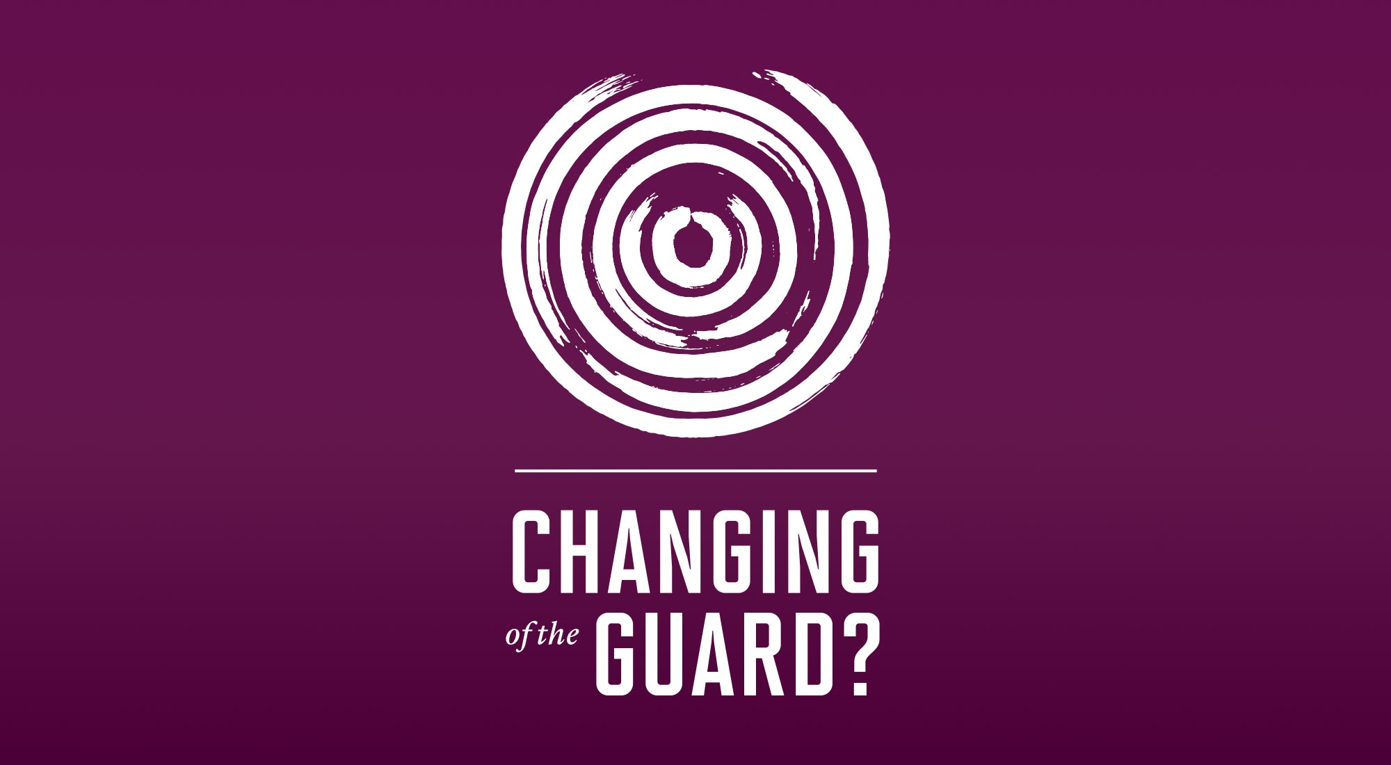 Primary logo for Changing of the Guard conference