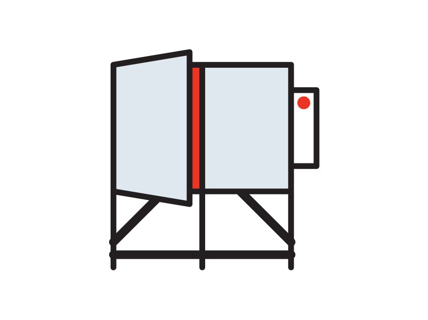 Simplified illustration of an annealer